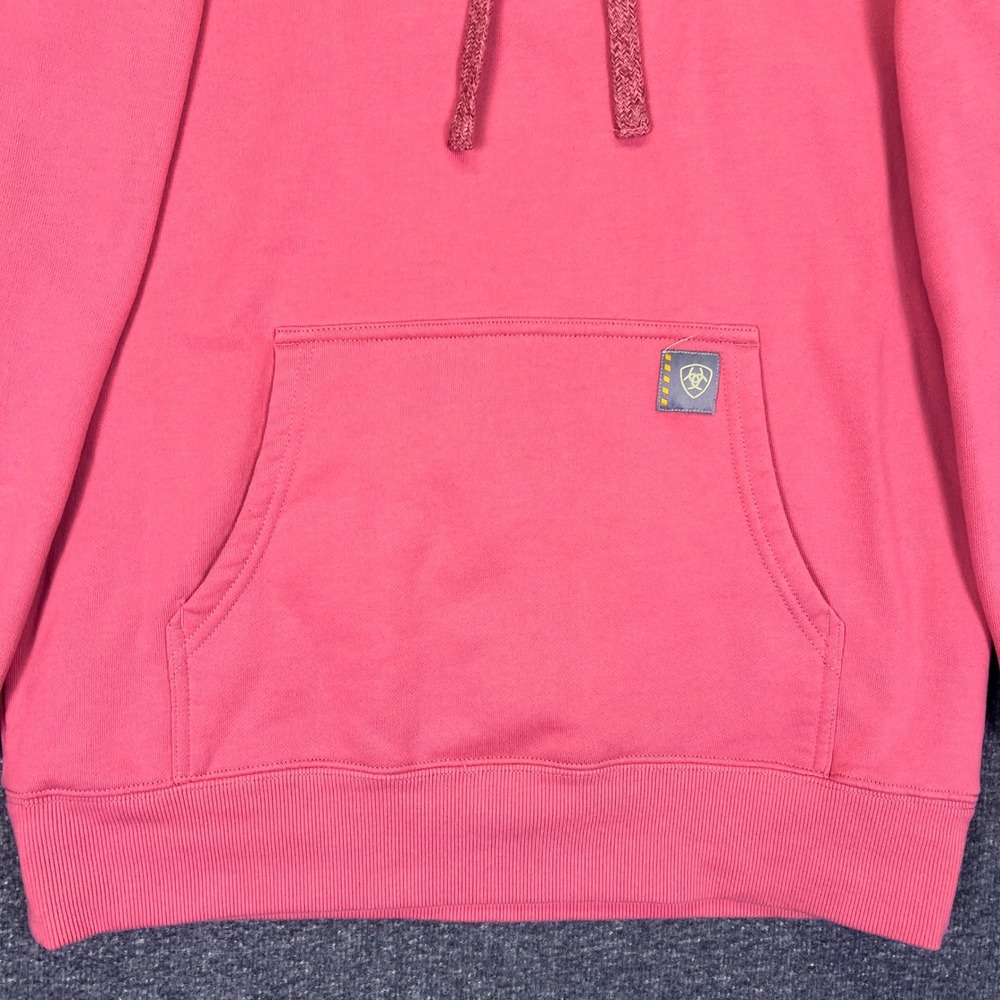 Ariat Rebar Graphic Hoodie Women Medium Pink Workwear Outdoor 10052722 - Picture 6 of 16